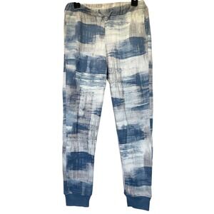 Abercrombie Kids Brushstroke Print Jogger Sweatpants Blue Size 13/14